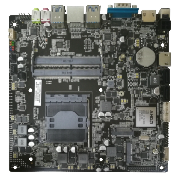 

Материнская плата Hibertek JWA320I, SocketAM4, AMD A320, 2xDDR4 SODIMM, 2SATA2, 2SATA3, 2.0-ch, GLAN, 4 USB 3.1, HDMI, thin mini-ITX, Bulk, JWA320I