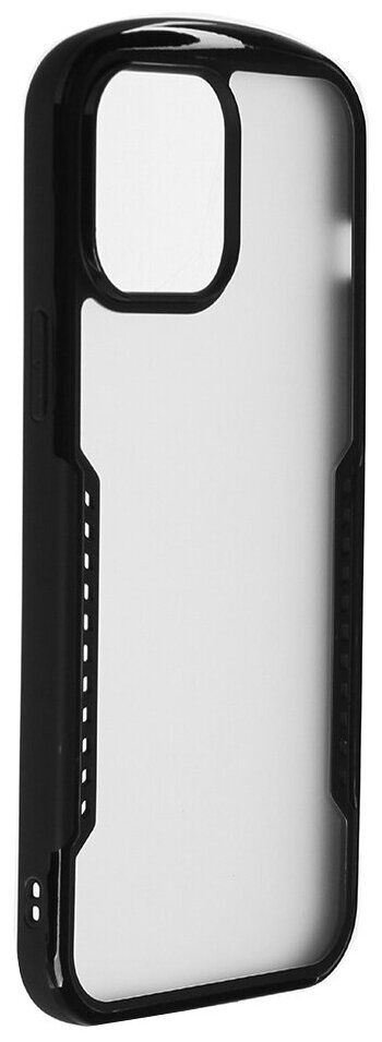 

Чехол-накладка Xundd для смартфона Apple iPhone 13 Pro Max, пластик/поликарбонат, прозрачный/черный (УТ000028567)
