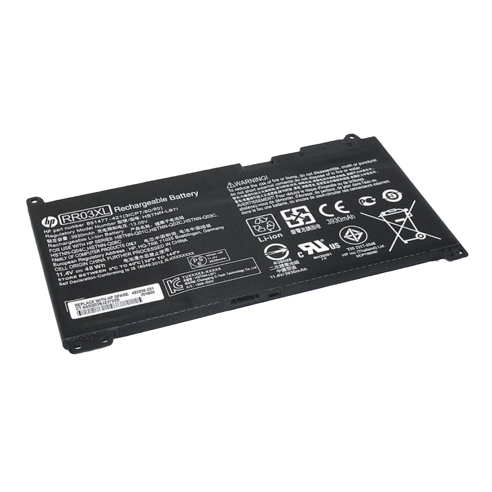 

Аккумуляторная батарея HP 851610-855 оригинальный для HP ProBook 440G4/430G4/450G4/455G4/470G4, Chromebook 14 G4, 430G5/450G5/470G5/440G5/455G5, 11.4V, 4210mAh, черный, 851610-855