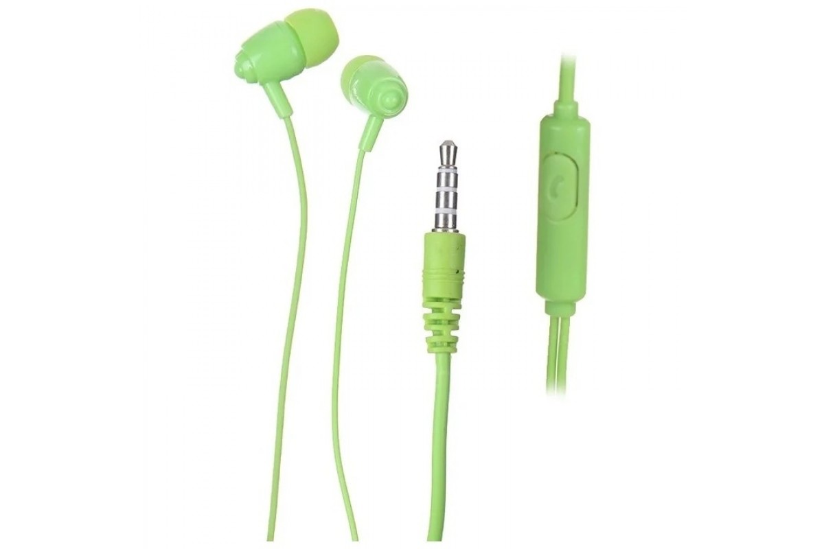 

Проводные наушники Perfeo ALTO-M, Jack 3.5mm, зеленый (PF_C3193_B), ALTO-M