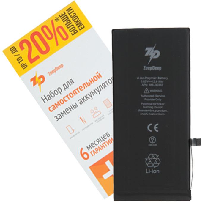 

Аккумулятор ZeepDeep для Apple iPhone 8 Plus, Li-Pol, 3300mAh, набор инструментов, монтажный стикер (769706)