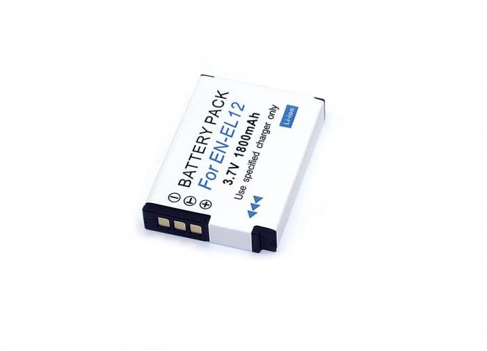 Аккумулятор EN-EL12, 1.4 А·ч, 3.7V