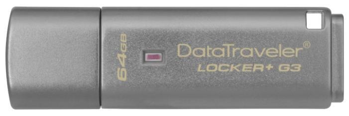 

Флешка 64Gb USB 3.0 Kingston DataTraveler DataTraveler Locker+ G3, серебристый (DTLPG3/64GB), DataTraveler Locker+ G3