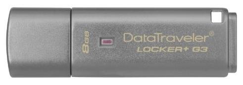 

Флешка 8Gb USB 3.0 Kingston DataTraveler DataTraveler Locker+ G3, серебристый (DTLPG3/8GB), DataTraveler Locker+ G3