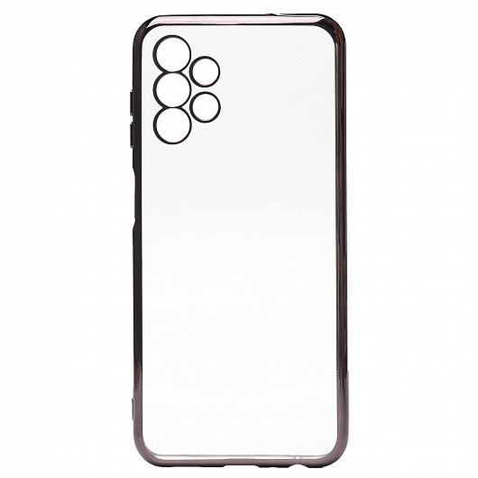 Чехол-накладка Activ Pilot для смартфона Samsung Galaxy A13 4G, силикон, прозрачный/черный (205397)