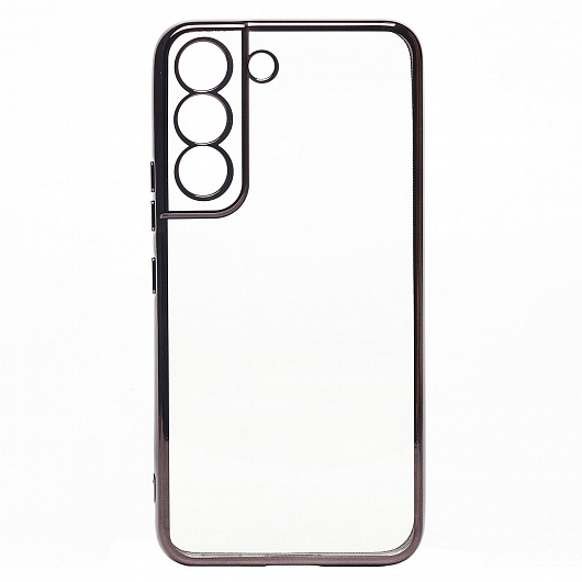 Чехол-накладка Activ Pilot для смартфона Samsung SM-S901 Galaxy S22, силикон, прозрачный/черный (205276)
