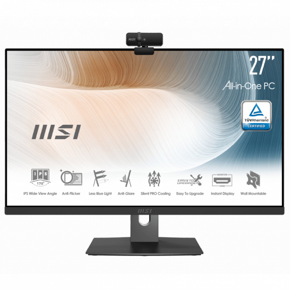 

Моноблок MSI Modern AM271P 11M-495XRU 27" 1920x1080, Intel Core i5-1135G7 2.4GHz, 8Gb RAM, 512Gb SSD, Intel UHD Graphics, WiFi, BT, Cam, DOS, черный (9S6-AF8111-495), 11M-495XRU