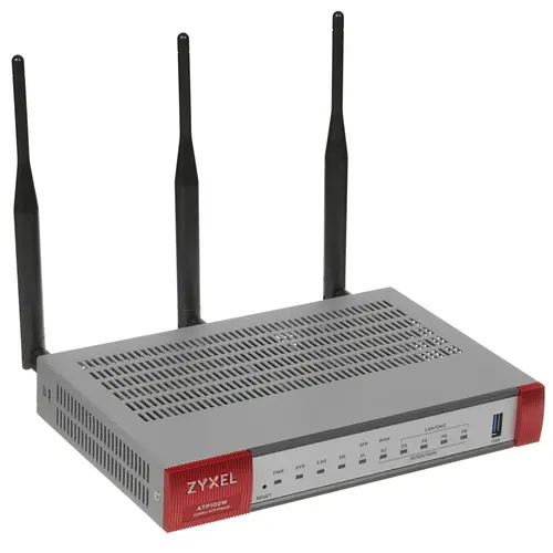 

Wi-Fi роутер ZYXEL ATP100W, 802.11a/b/g/n/ac, 2.4 / 5 ГГц, до 1.75 Гбит/с, LAN 4x1 Гбит/с, WAN 1x1 Гбит/с, внешних антенн: 3x3 дБи, 1xUSB 3.0 (ATP100W-RU0102F), ATP100W