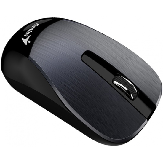 

Мышь беспроводная Genius ECO-8015, оптическая светодиодная, USB/Радиоканал, черный/серый (31030011412), ECO-8015