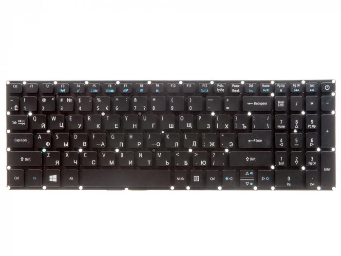 

Клавиатура для ноутбука Acer Aspire E5-532, E5-532G, E5-551G, E5-571G, E5-573, E5-574, E5-573G, E5-573T, E5-575, E5-575G, E5-576G, V3-574G, V3-575G, V5-591G, F5-571, F5-571G, F5-572, F5-572G, E5-722, E5-772G, E5-773, E5-774, E5-774G, ES1-523, ES1-523G, ES