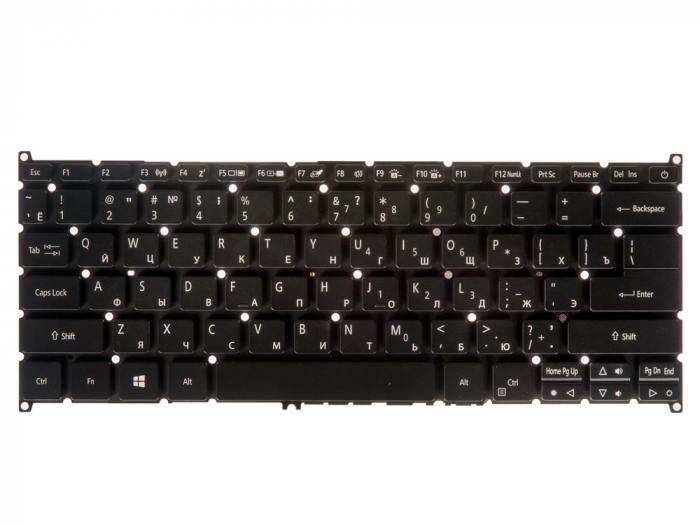 

Клавиатура для ноутбука Acer Swift 3 SF314-51, SF314-51-52W2, SF314-51-31, SF314-52, SF314-53, SF514-51, SF514-51G, SF514-52T, SF514-53T, Aspire S13 S5-371, черный, -