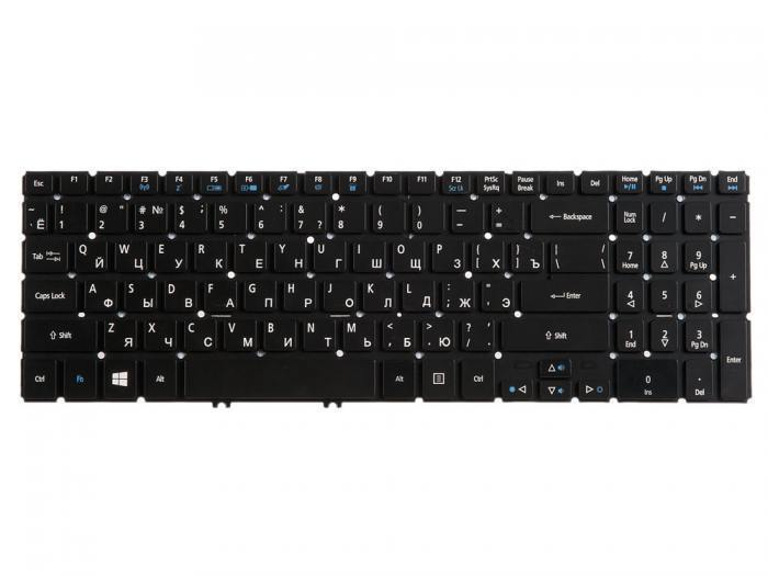 

Клавиатура для ноутбука Acer Aspire V5-552, V5-552P, V5-572, V5-572G, V5-572PG, V5-573, V5-573G, V5-573PG, V7-581, V7-581PG, V7-582, V7-582PG, Z5WE1, Z5WE3, Z5WV2, Z5WAL, V5WE2, PB71E05, черный, -