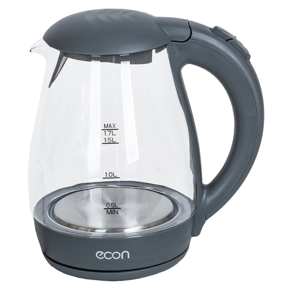 

Чайник ECON ECO-1739KE 1.7л. 2200Вт, термостекло/пластик, графит (ECO-1739KE GRAPHITE), ECO-1739KE