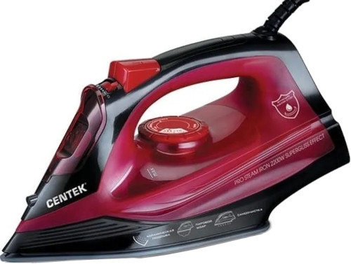 

Утюг Centek CT-2351 2200Вт, 1.5м, красный ( CT-2351 Red), CT-2351