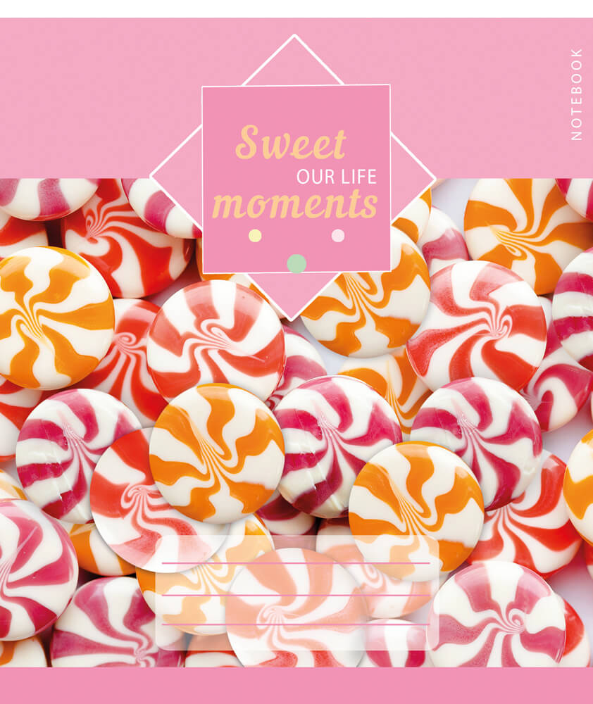 

Тетрадь клетка 48 листов, скрепка - Sweet moments ТО48К9599/6К (1527165), ТО48К9599/6К