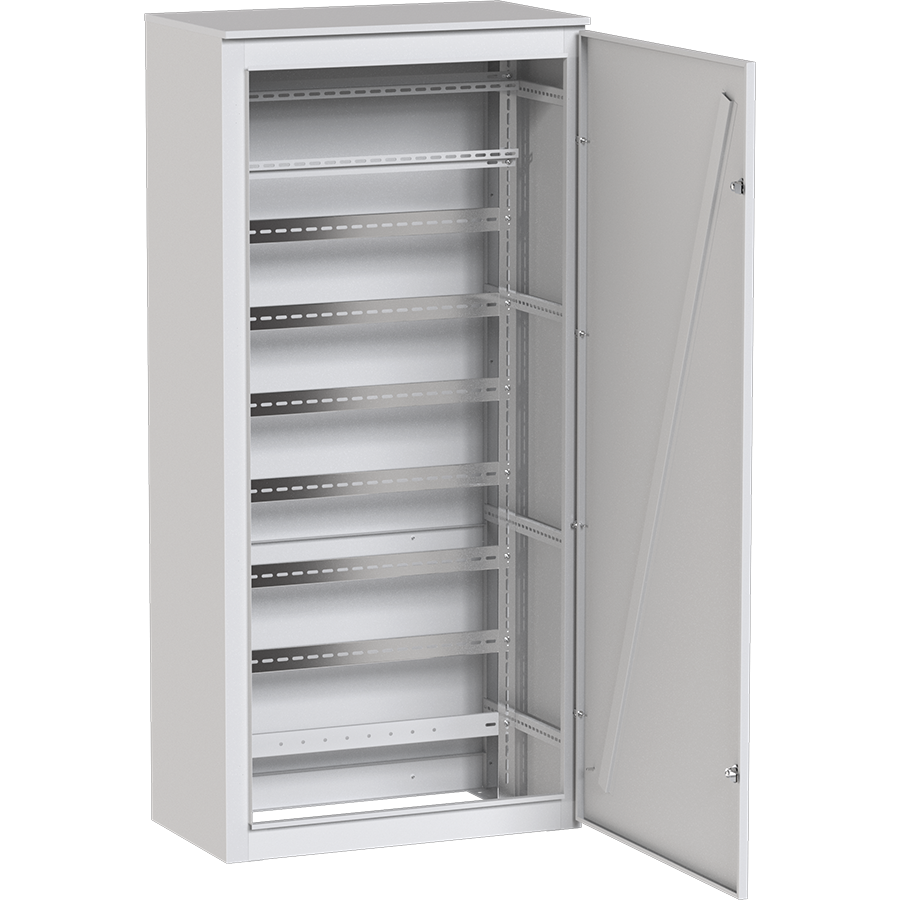 Шкаф 1.7 м x 45 см x 80 см, IP31, EKF ВРУ-1м