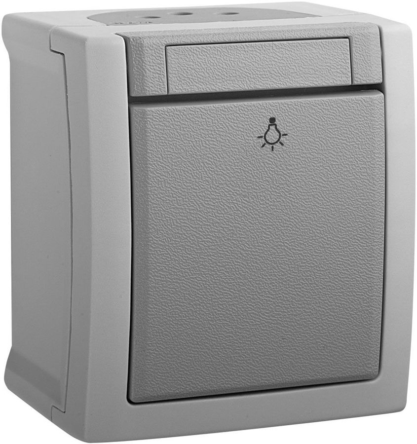 

Выключатель Panasonic Pacific, 1кл., открытый монтаж, в сборе, серый матовый (WPTC40162GR-RU), 0