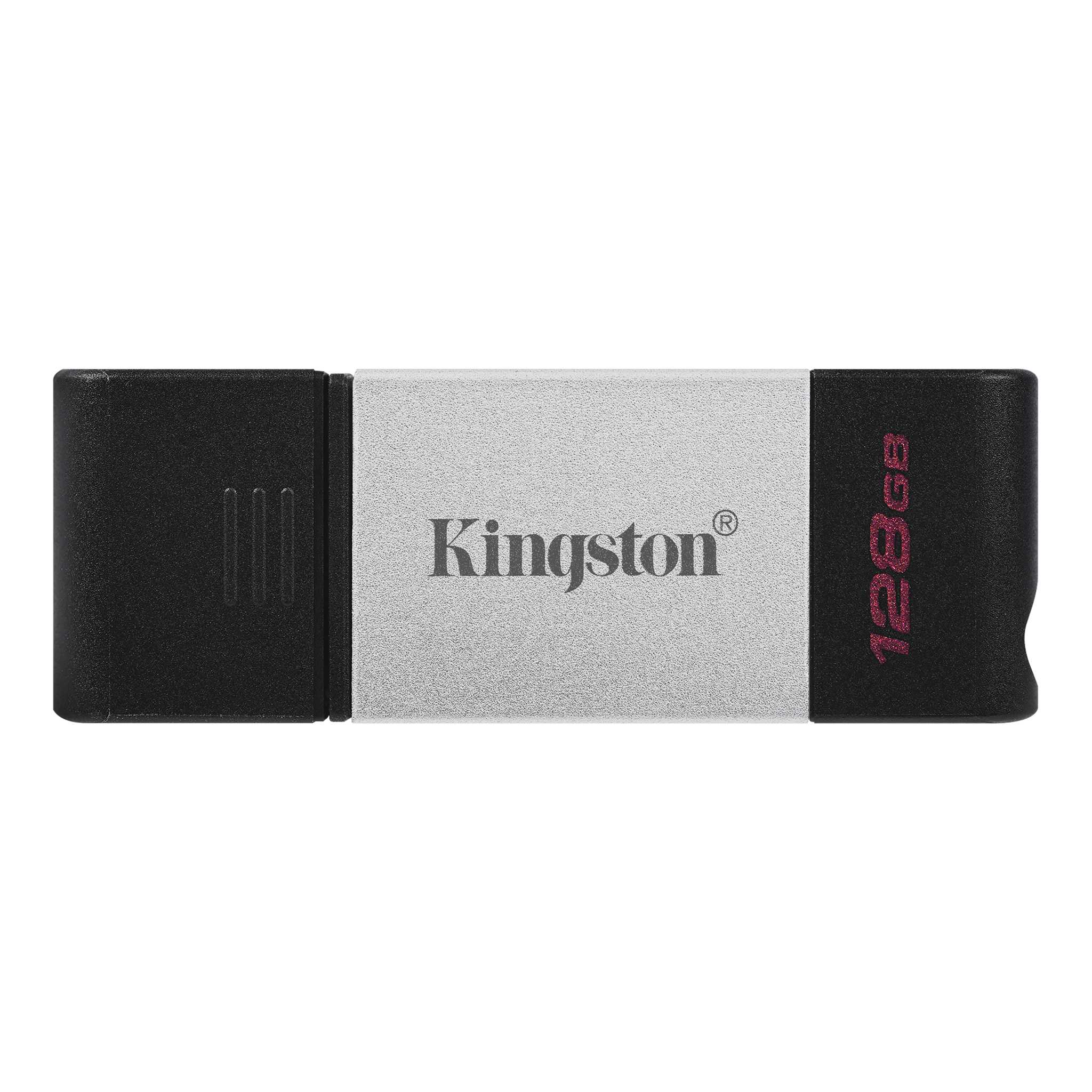 

Флешка 128Gb USB 3.2/Type-C Kingston DT80, черный (DT80/128GB), DT80