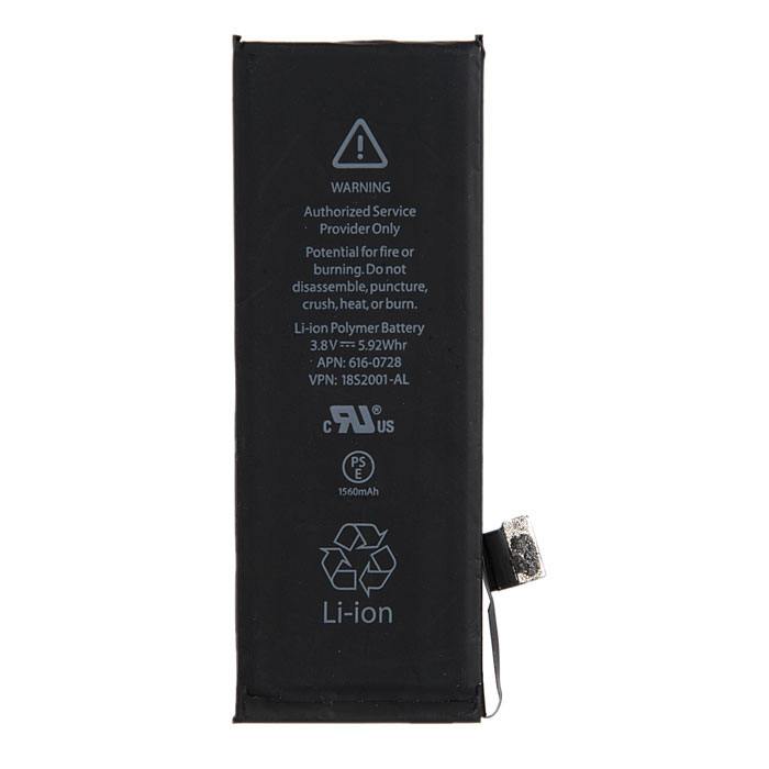 

Аккумулятор для Apple iPhone 5S, Li-Pol, 3.8V (415300), 0