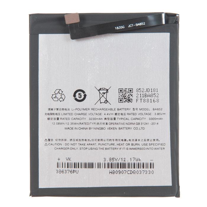 

Аккумулятор для Meizu 8X BA852 , Li-Pol, 3300mAh, 3.85V (694656), 0
