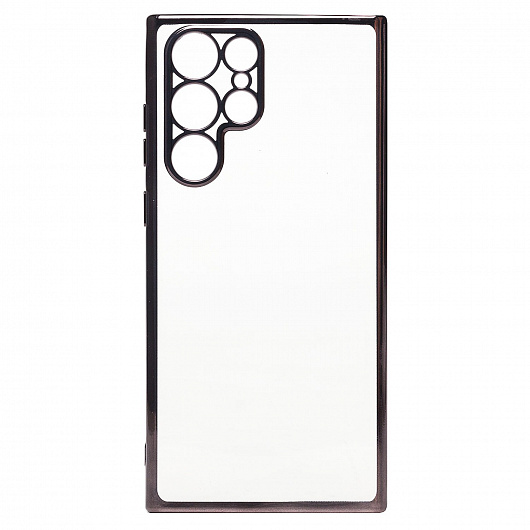 Чехол-накладка Activ Pilot для смартфона Samsung SM-S908 Galaxy S22 Ultra, силикон, прозрачный/черный (205262)