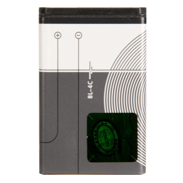 Аккумулятор BL-4C для Nokia 1202, 6100, 6030, 6260, 6300, 6101, 7270, 3500c, 6170, 5100, 2650, 6125