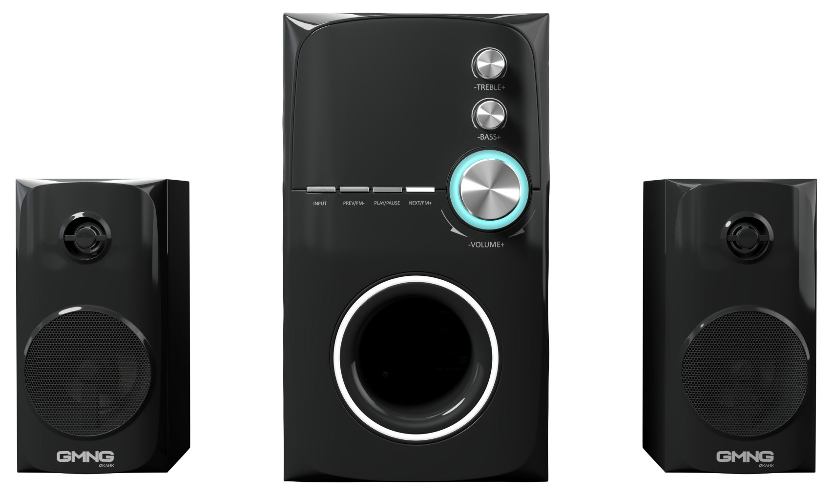 Акустика GMNG OK-471, 60 Вт, USB, Bluetooth