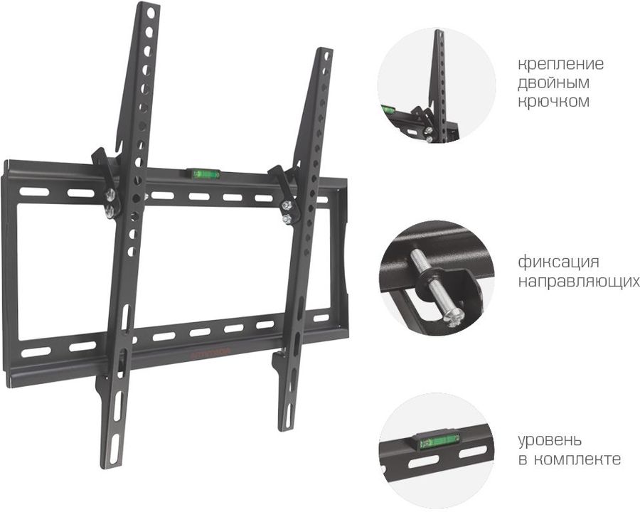 

Кронштейн Arm media STEEL-4, 22"-65", черный, STEEL-4