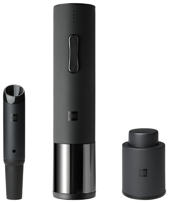 

Набор Xiaomi HuoHou Electric Wine Opener Set 4-in-1, штопор электрический, пробка, аэратор, обрезатель фольги, 550mAh, черный (HU0090), Electric Wine Opener Set 4-in-1