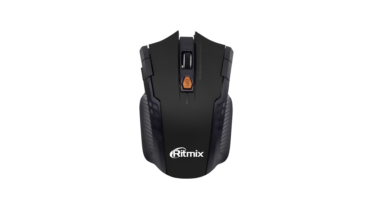 

Мышь беспроводная Ritmix RMW-115, 1600dpi, оптическая светодиодная, USB, черный, RMW-115