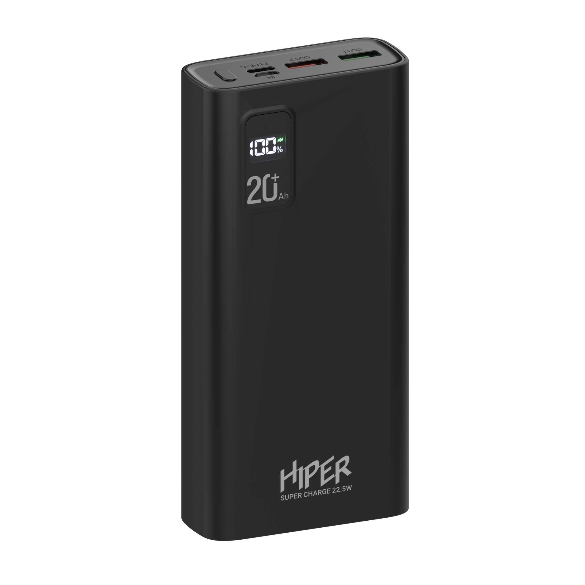 

Портативный аккумулятор (Powerbank) Hiper Fast 20000, 20000mAh, 2xUSB, 5A, Type-C, QC, PD, черный (FAST 20000 BLACK), Fast 20000