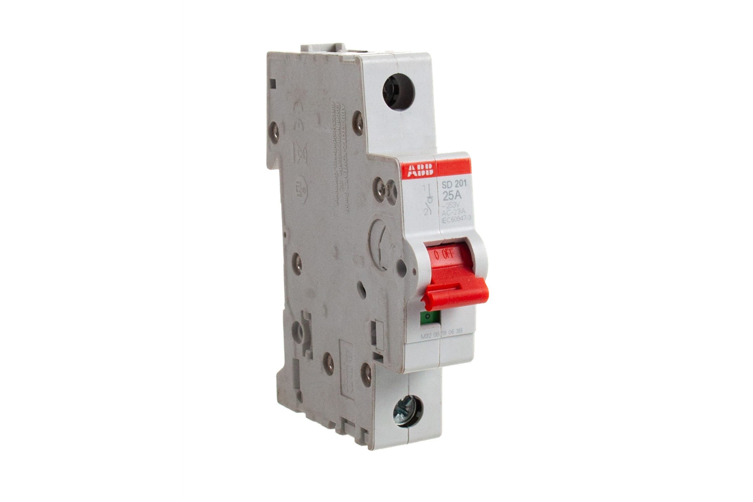 

Выключатель нагрузки 1P 25A, ABB SD201/25 (2CDD281101R0025), SD201/25