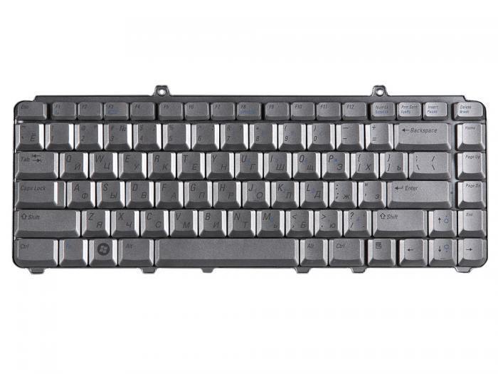 

Клавиатура для ноутбука Dell 1420, 1525, 1540, 1545, для XPS M1330, для Vostro 1400, серебристый, -