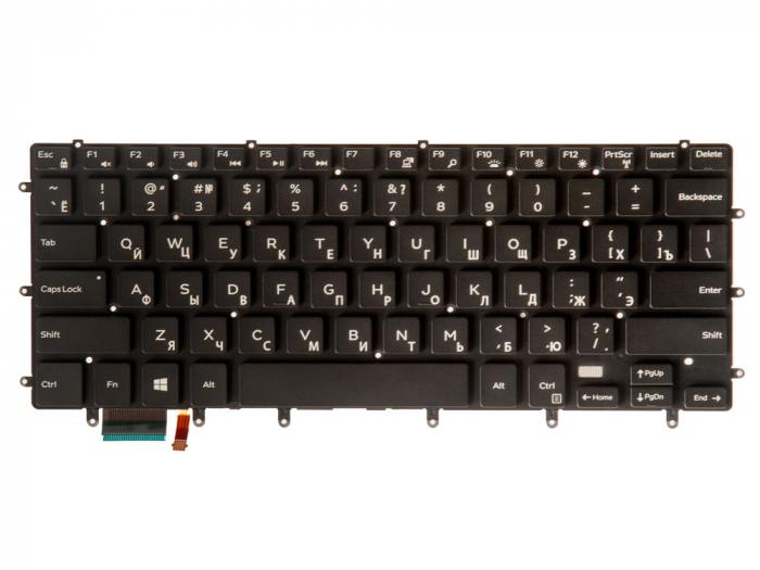 

Клавиатура для ноутбука Dell XPS 15 9550, 9560, 9570, 15-7558, 7568, черный, -