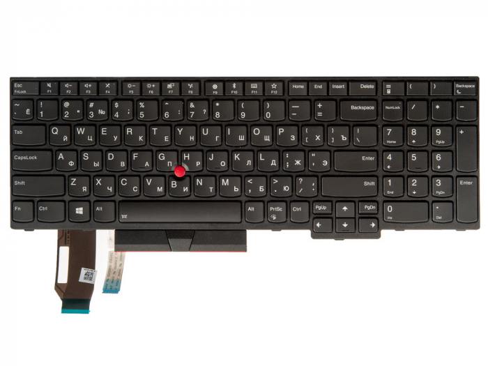 

Клавиатура для ноутбука Lenovo IBM Thinkpad E580, Edge T590, E580, E585, E590, L580, L585, P52, P72, черный, -