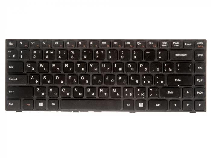 

Клавиатура для ноутбука Lenovo IdeaPad 100-14IBY, 100s-14IBY, черный, -
