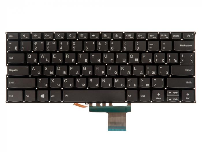 

Клавиатура для ноутбука Lenovo Ideapad 720S-14IKB, черный, -