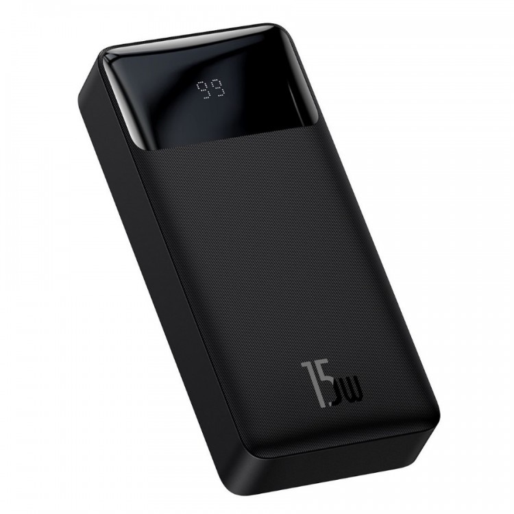 

Портативный аккумулятор (Powerbank) BASEUS Bipow Digital Display, 20000mAh, 2xUSB, 3A, Type-C, QC, PD, черный (PPDML-J01), Bipow Digital Display