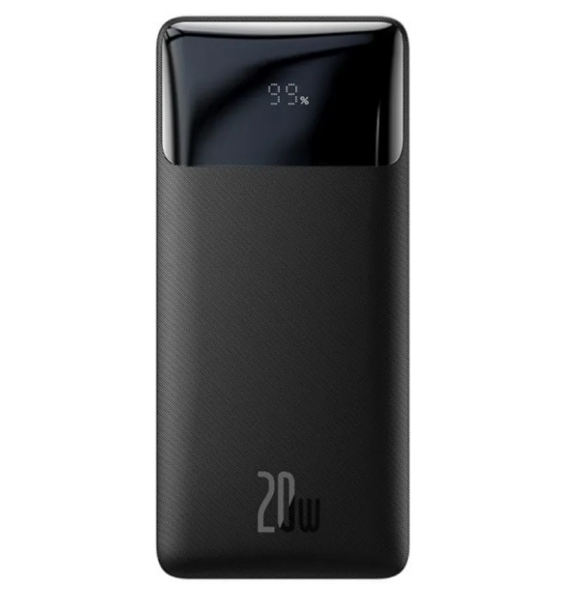 

Портативный аккумулятор (Powerbank) BASEUS Bipow Digital Display, 10000mAh, 3xUSB, Type-C, QC, PD, черный (PPDML-L01), Bipow Digital Display