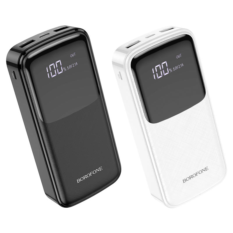 

Портативный аккумулятор (Powerbank) Borofone BJ17A, 20000mAh, 2xUSB, 2.1A, черный (974443382693), BJ17A