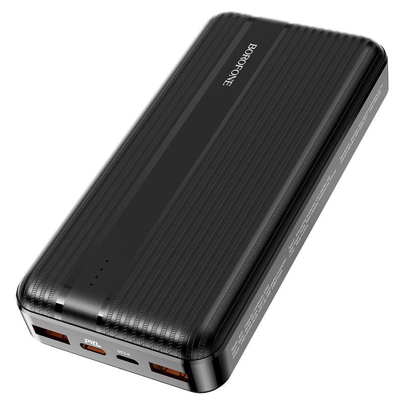 

Портативный аккумулятор (Powerbank) Borofone BJ9 Uranus, 10000mAh, 2xUSB, 3A, QC, PD, черный (931474739988), BJ9 Uranus