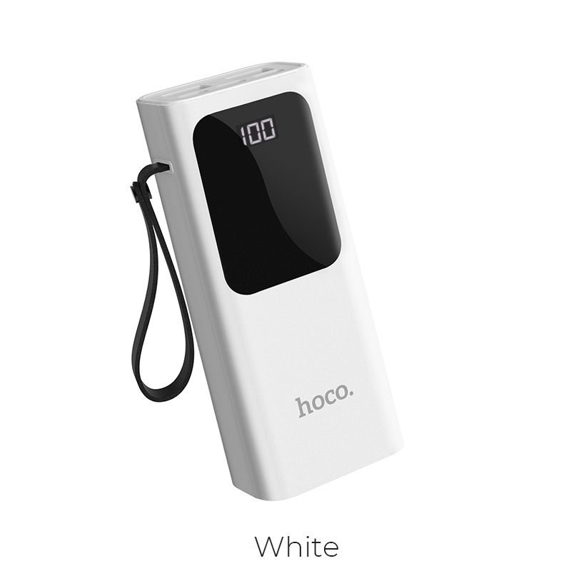 

Портативный аккумулятор (Powerbank) Hoco J41 Treasure, 10000mAh, 2xUSB, 2A, белый (931474708472), J41 Treasure