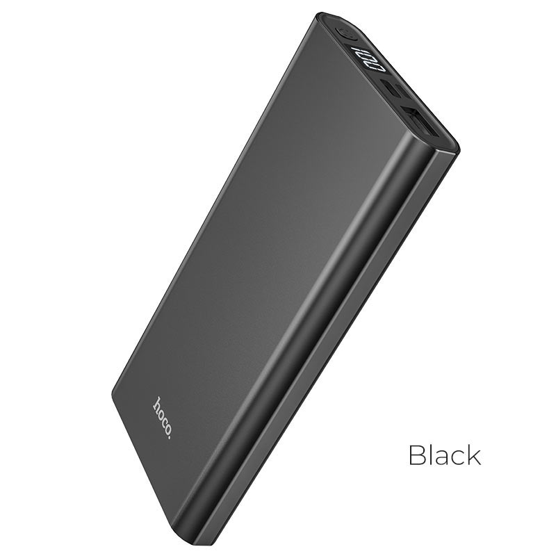 Портативный аккумулятор (Powerbank) Hoco J68 Resourceful, 10000mAh, 1xUSB, 2A, черный (730244) - фото 1