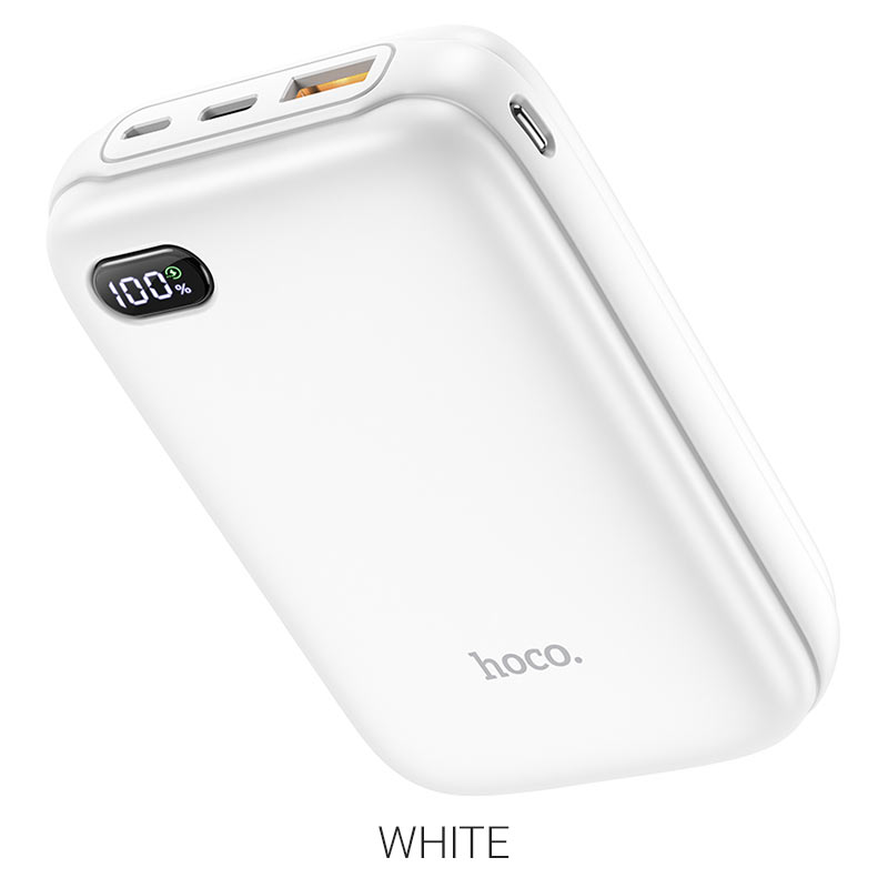 

Портативный аккумулятор (Powerbank) Hoco Q2A Galax, 20000mAh, 1xUSB, 3A, Type-C, QC, PD, белый (743855), Q2A Galax