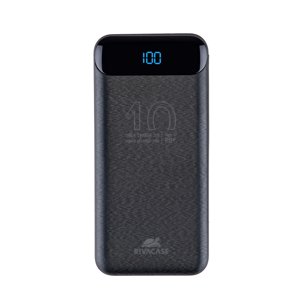 

Портативный аккумулятор (Powerbank) RivaCase VA2542, 10000mAh, 2xUSB, 3A, Type-C, QC, PD, черный, VA2542