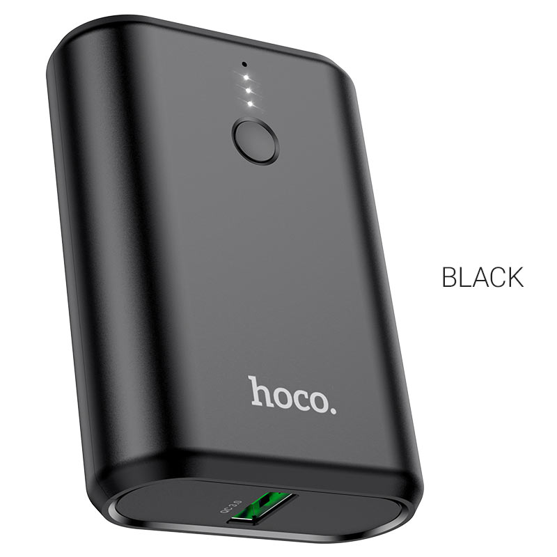 

Портативный аккумулятор (Powerbank) Hoco Q3 Mayflower, 10000mAh, 1xUSB, 3A, QC, PD, черный (742896), Q3 Mayflower