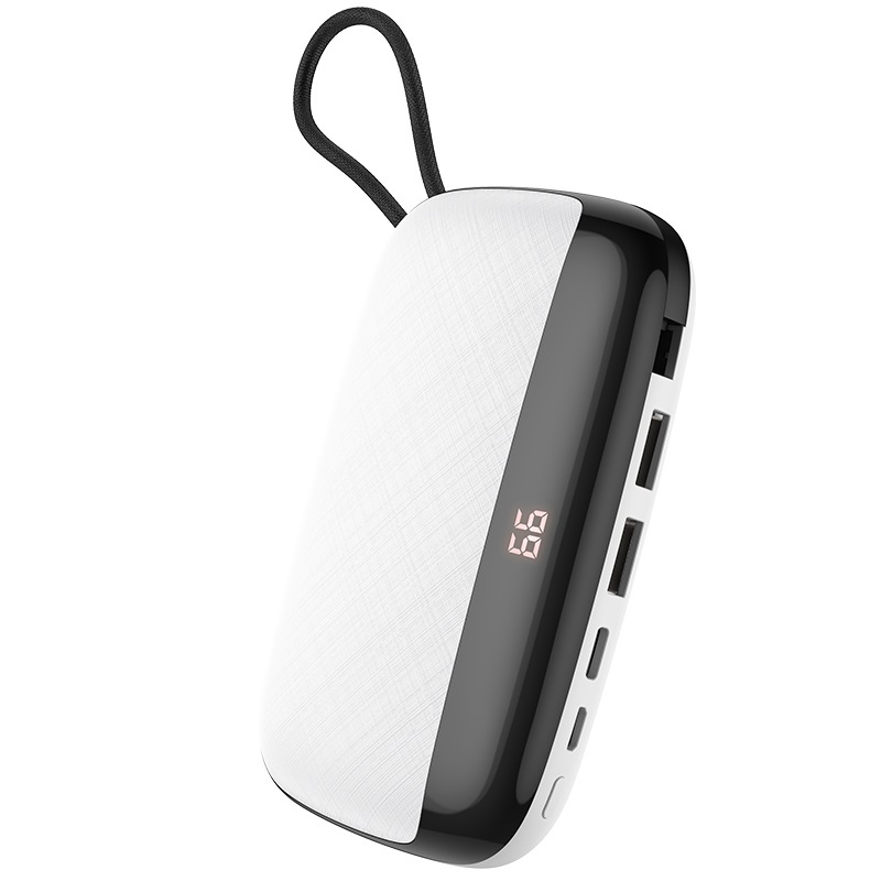

Портативный аккумулятор (Powerbank) Hoco S29 Nimble , 10000mAh, 2xUSB, 3A, Type-C, QC, PD, белый (723192), S29 Nimble