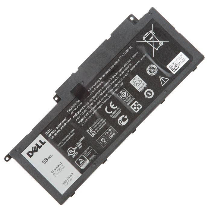 Аккумуляторная батарея F7HVR для Dell Inspiron 15-7537, 17-7737, 17-7746, 14.8V, 3900mAh, черный, 58Wh