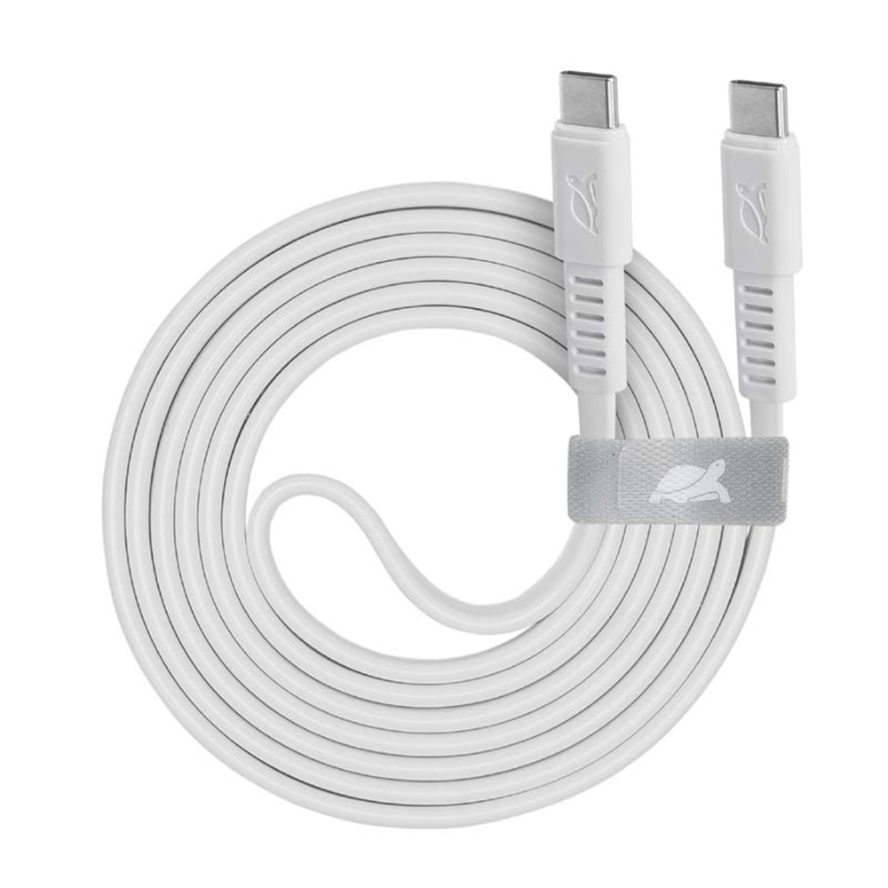 

Кабель USB Type-C-USB Type-C, плоский, 3A, 1.2м, белый RivaCase PS6005 WT12, PS6005 WT12