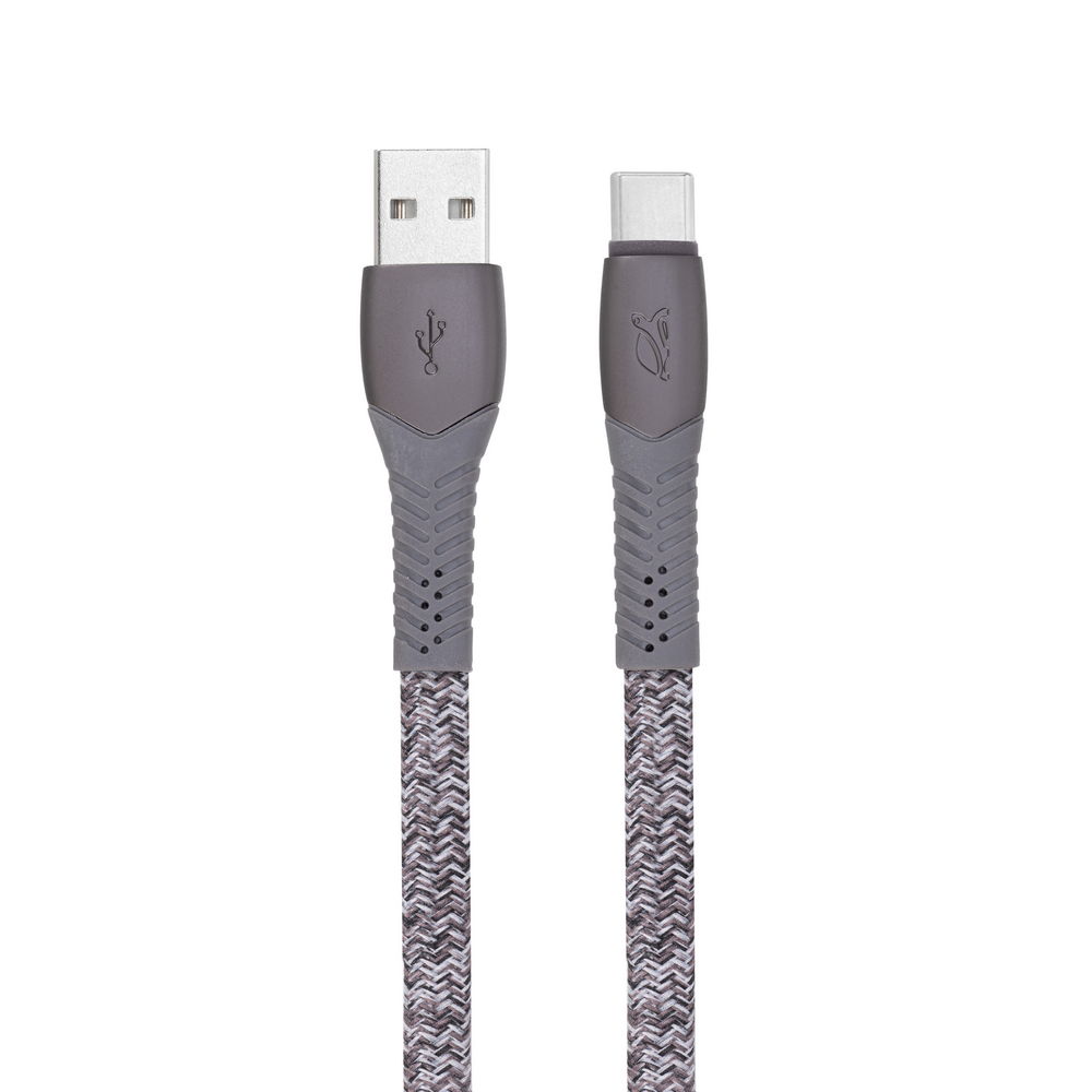 

Кабель USB-USB Type-C, 1.2м, серый RivaCase PS6102 GR12, PS6102 GR12